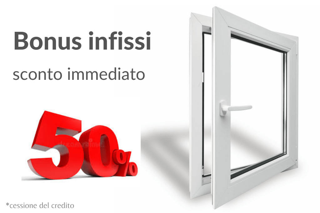 Bonus Infissi 50%, cessione del credito, ecobonus infissi